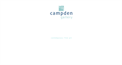 Desktop Screenshot of campdengallery.co.uk
